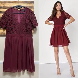 Lulus Angel In Disguise Skater Dress